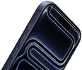 iPhone 17 Pro, ภายนอกด้านหน้า, Dynamic Island ที่ด้านบน, ปุ่มแอ็คชั่น, ปุ่มปรับเสียง