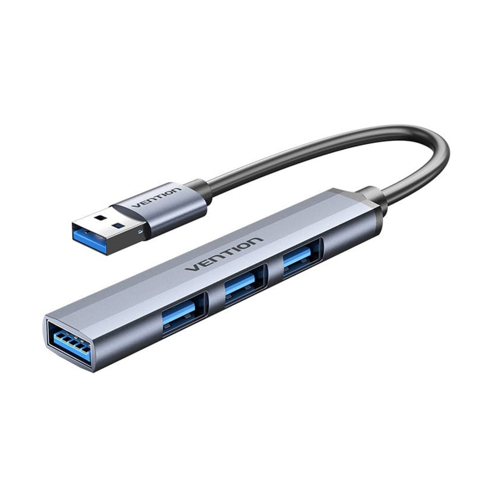 Vention Port Hub  USB-A to 4xUSB 3.0 (CKOHB) Gray