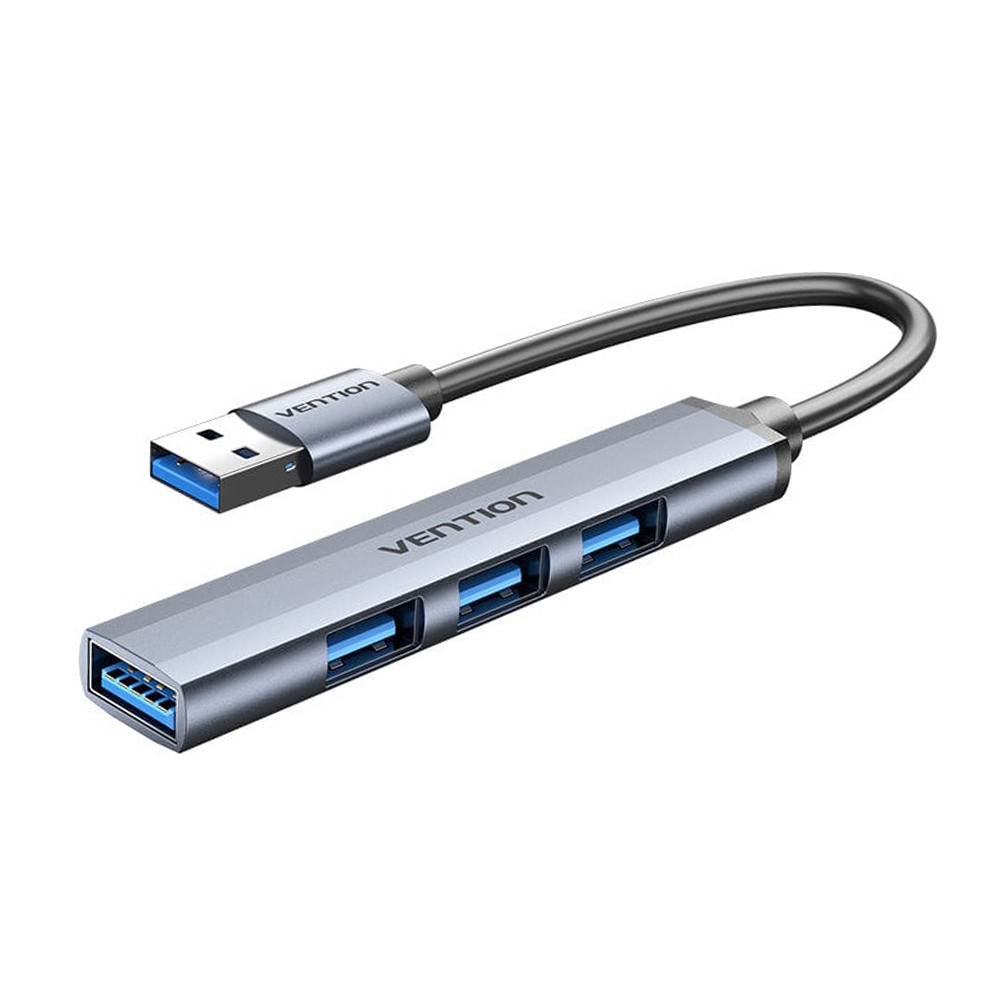 Vention Port Hub  USB-A to 4xUSB 3.0 (CKOHB) Gray