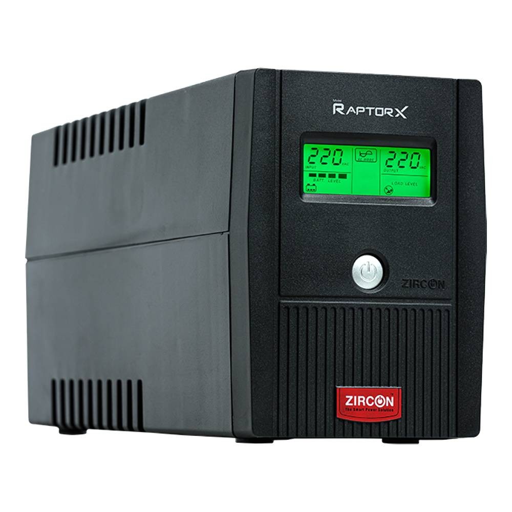 เครื่องสำรองไฟ ZIRCON UPS Raptor-X (1000VA/550W)