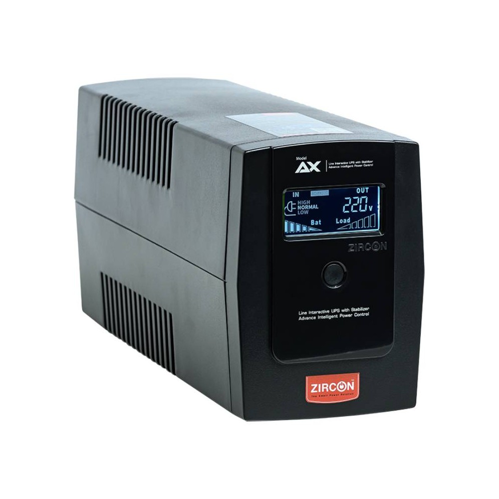 เครื่องสำรองไฟ ZIRCON UPS AX 1000VA/550W