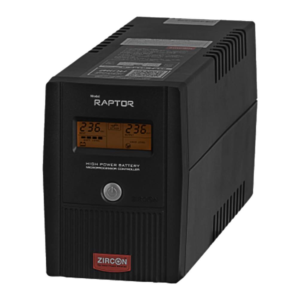 เครื่องสำรองไฟ ZIRCON UPS Raptor (1000VA/550W)