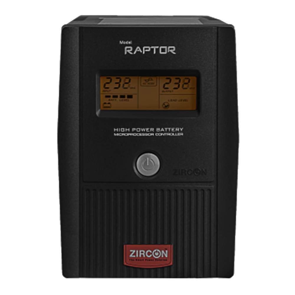 เครื่องสำรองไฟ ZIRCON UPS Raptor (1000VA/550W)
