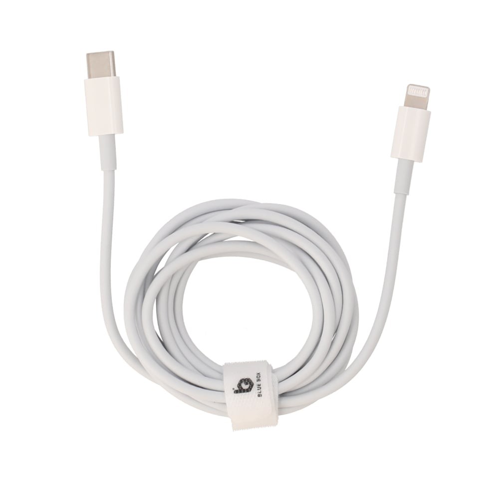 สายชาร์จ Blue Box USB-C to Lightning Cable 20W 2M. White (BB-C06)