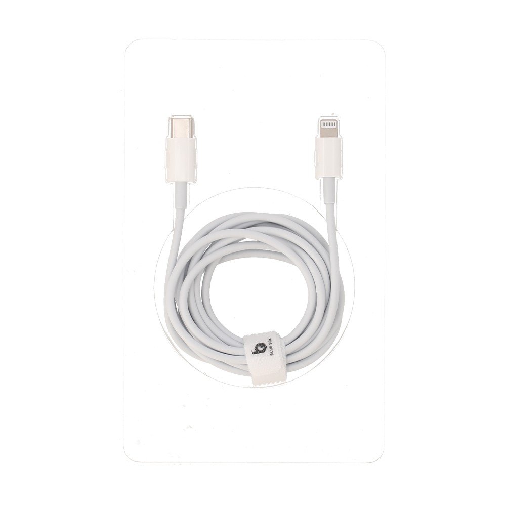 สายชาร์จ Blue Box USB-C to Lightning Cable 20W 2M. White (BB-C06)