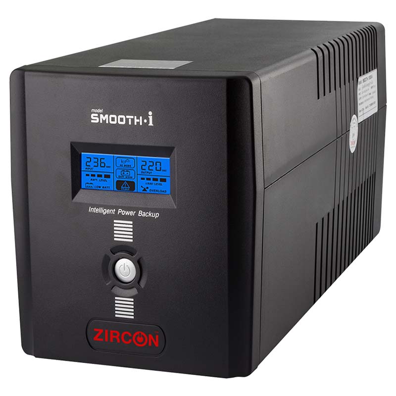 เครื่องสำรองไฟ ZIRCON UPS Smooth-I 1500VA/900W