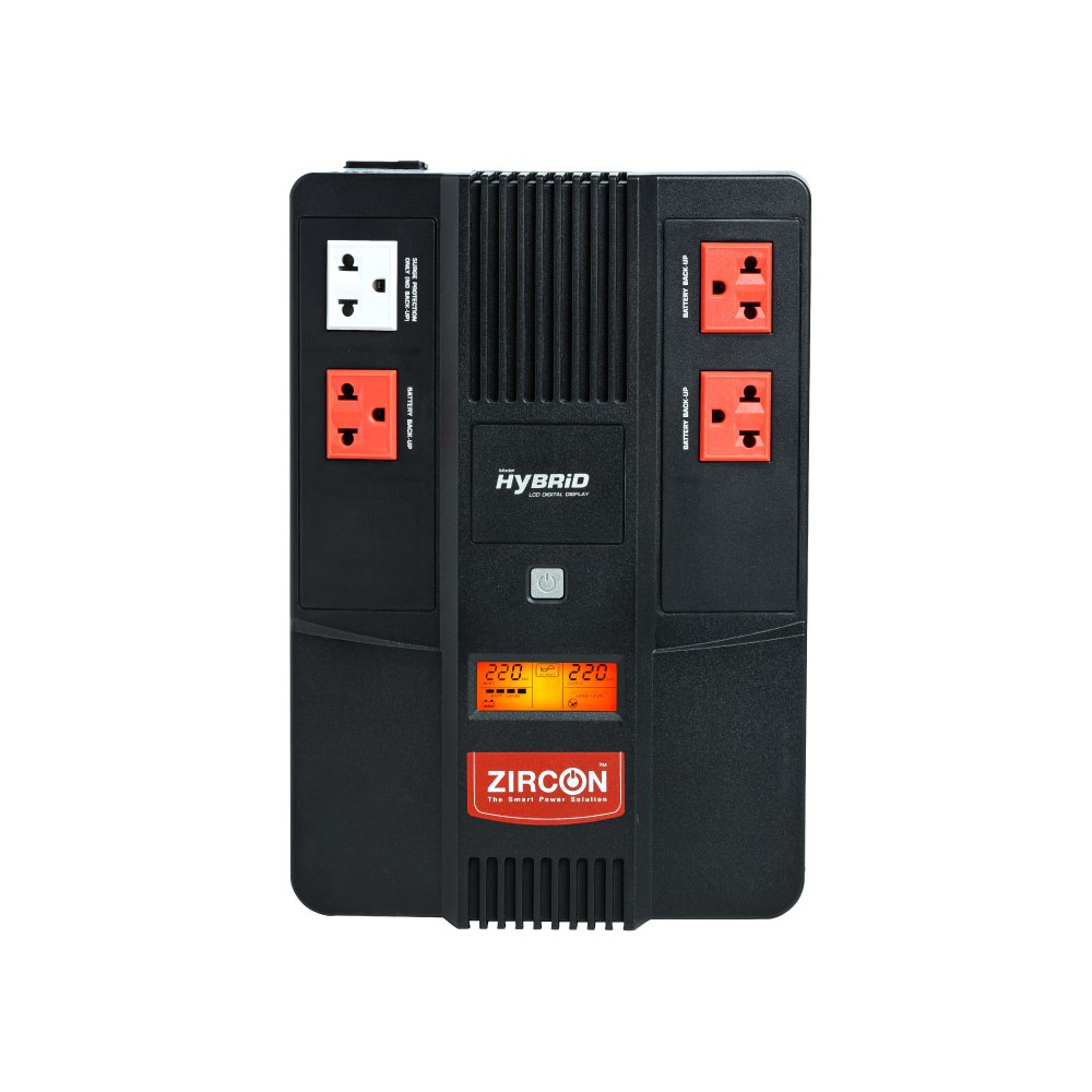 เครื่องสำรองไฟ ZIRCON UPS Hybrid LCD (1000VA/550W)