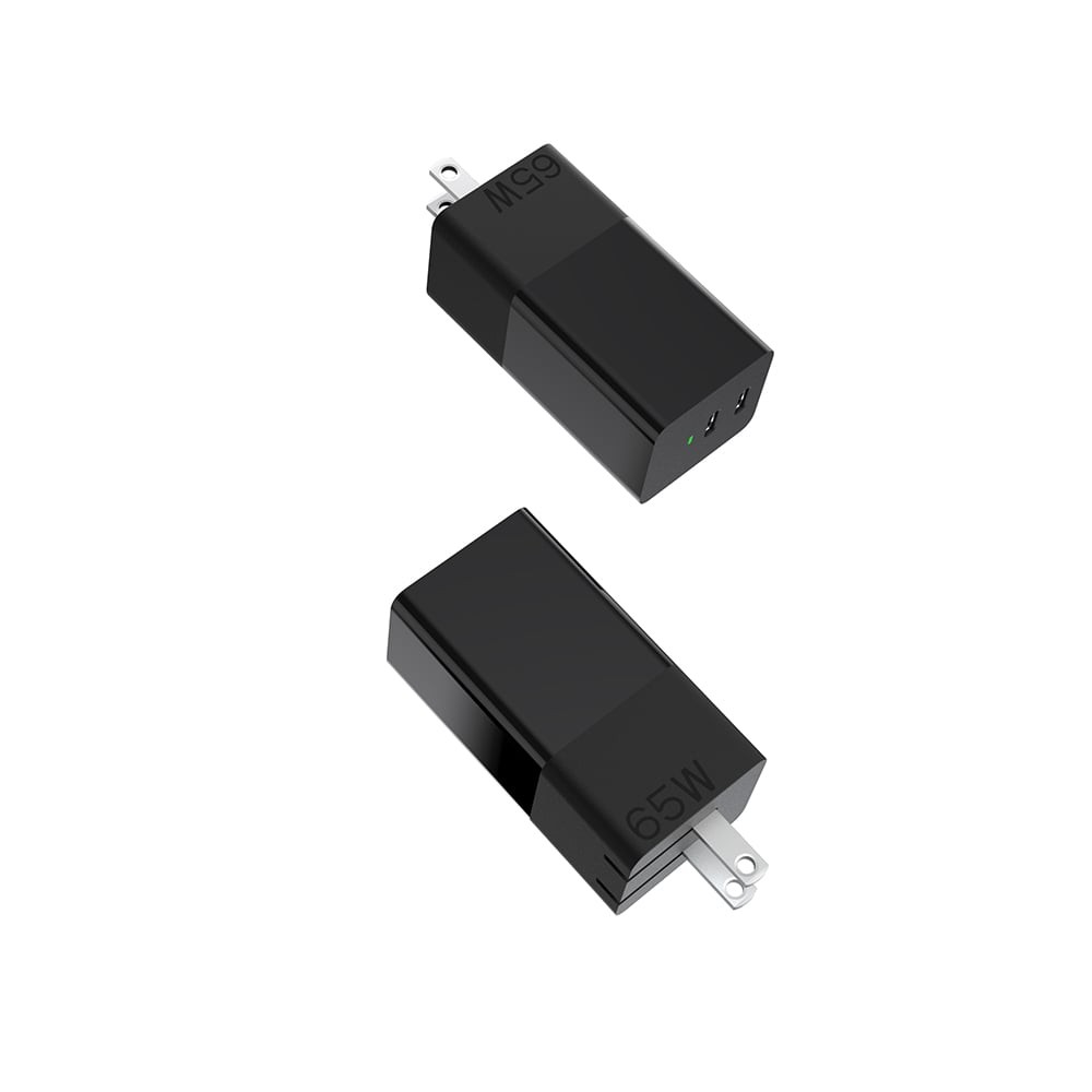 อะแดปเตอร์ TECHPRO Fast Charger 65W Black