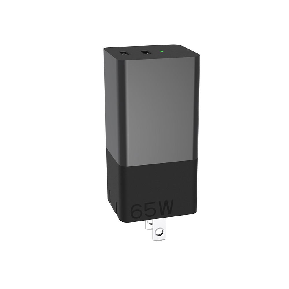 อะแดปเตอร์ TECHPRO Fast Charger 65W Black