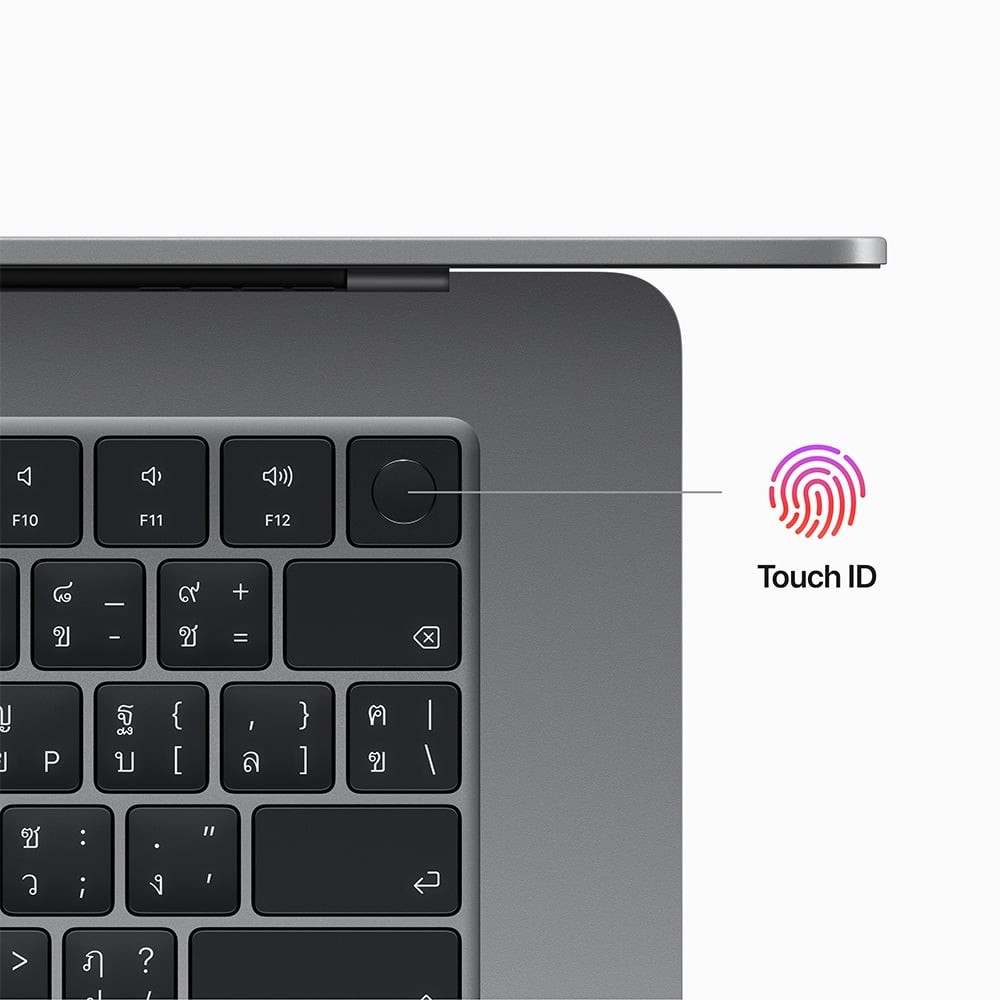 MacBook Air 15 : M2 chip 8C CPU/10C GPU/8GB/256GB Space Gray-2023 (Eng-Keyboard)