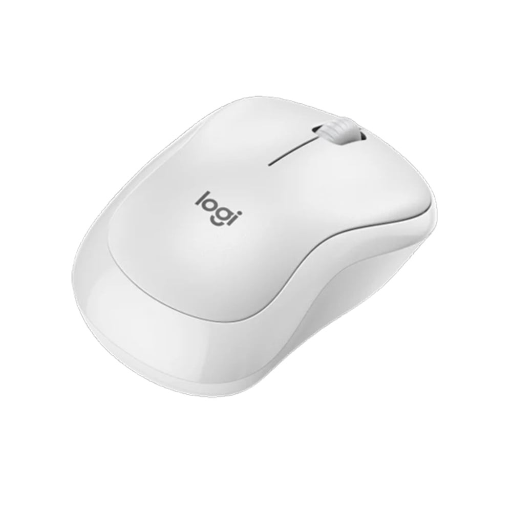 เมาส์ไร้สาย Logitech Bluetooth Silent Mouse M240 Off White