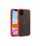 TECHPRO เคส iPhone 12/12 Pro Smooth Button Red