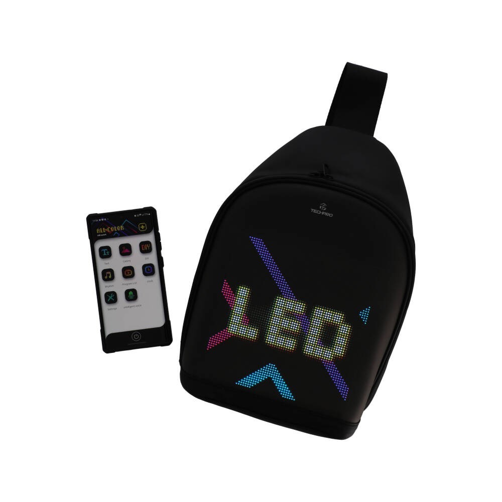 กระเป๋าคาดอก TECHPRO Pixel LED Display Crossbody Bag