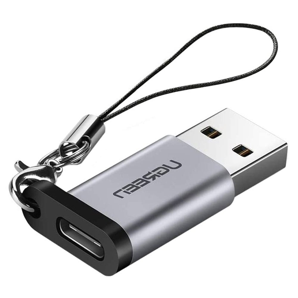 หัวแปลง UGREEN Adapter USB-A Male to USB-C 3.1A Gray