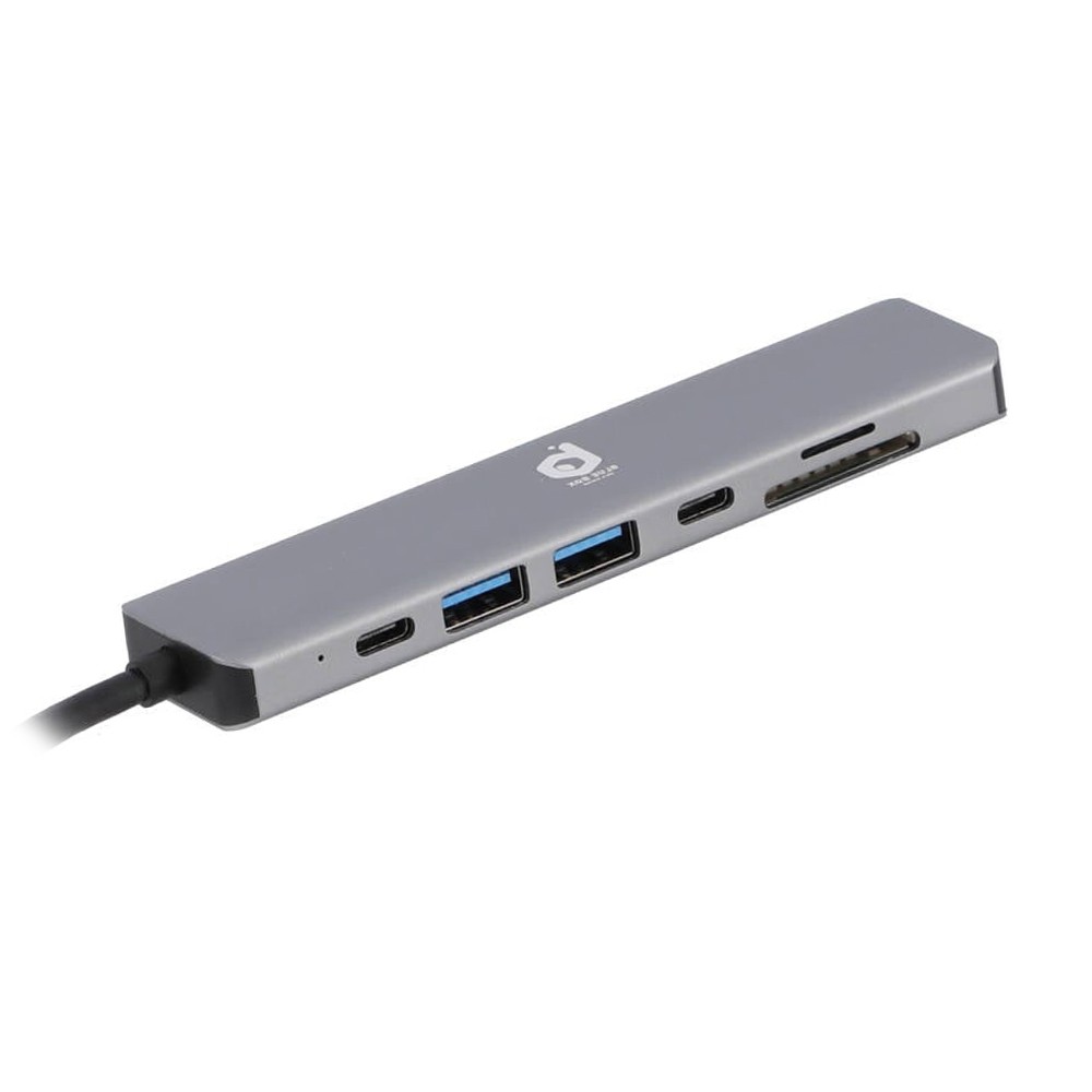 Blue Box 7-in-1 USB Type-C Hub Silver Gray