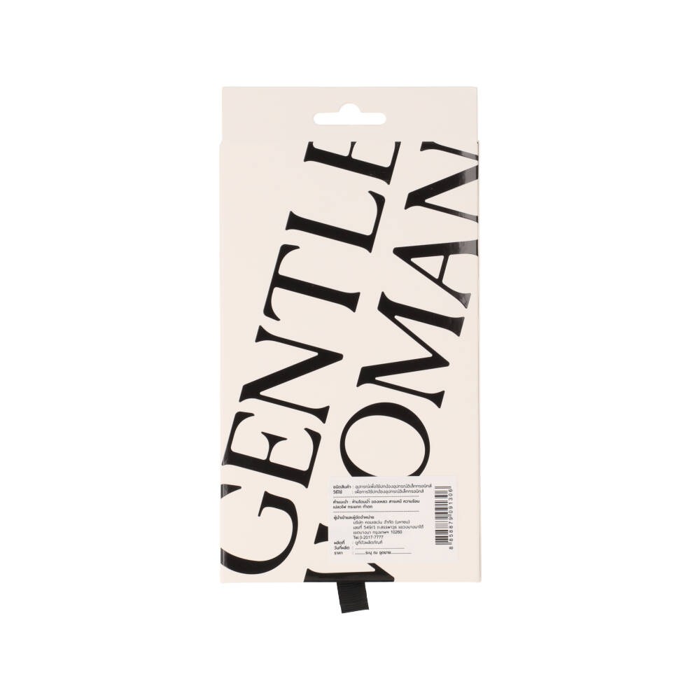 เคส GENTLEWOMAN iPhone 15 Pro Max White Club Logo