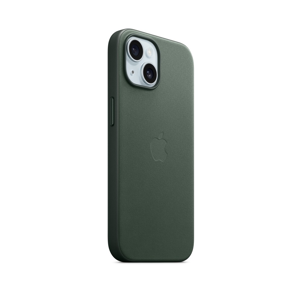 Apple iPhone 15 FineWoven Case with MagSafe - Evergreen