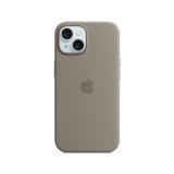 Apple iPhone 15 Plus Silicone Case with MagSafe - Clay