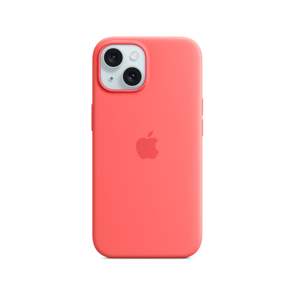 Apple iPhone 15 Plus Silicone Case with MagSafe - Guava