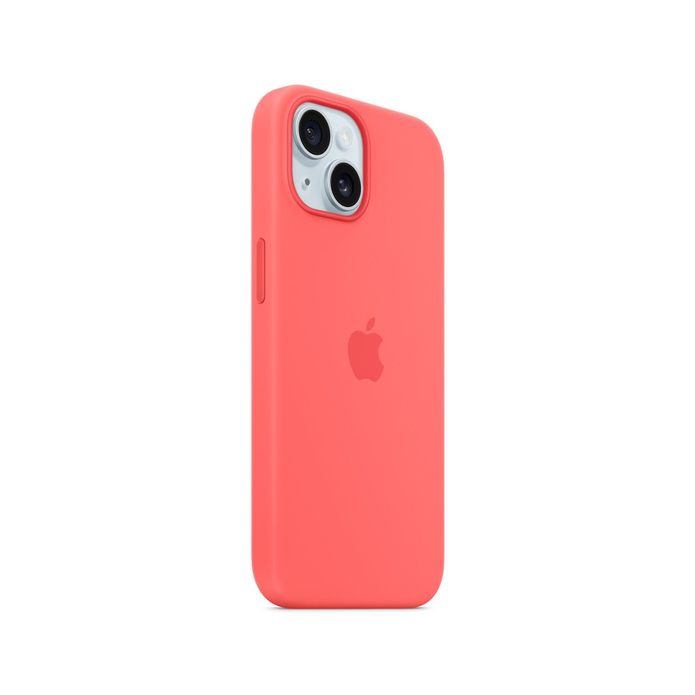 Apple iPhone 15 Plus Silicone Case with MagSafe - Guava