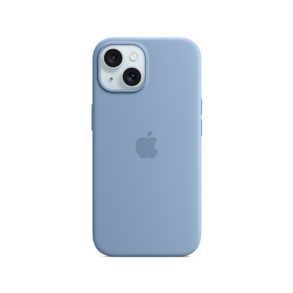 Apple iPhone 15 Plus Silicone Case with MagSafe - Winter Blue