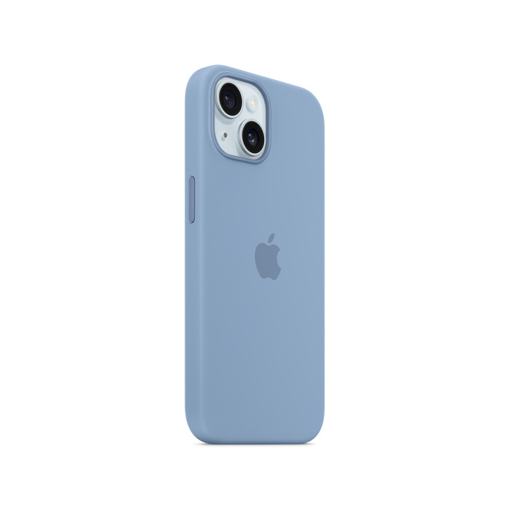 Apple iPhone 15 Plus Silicone Case with MagSafe - Winter Blue