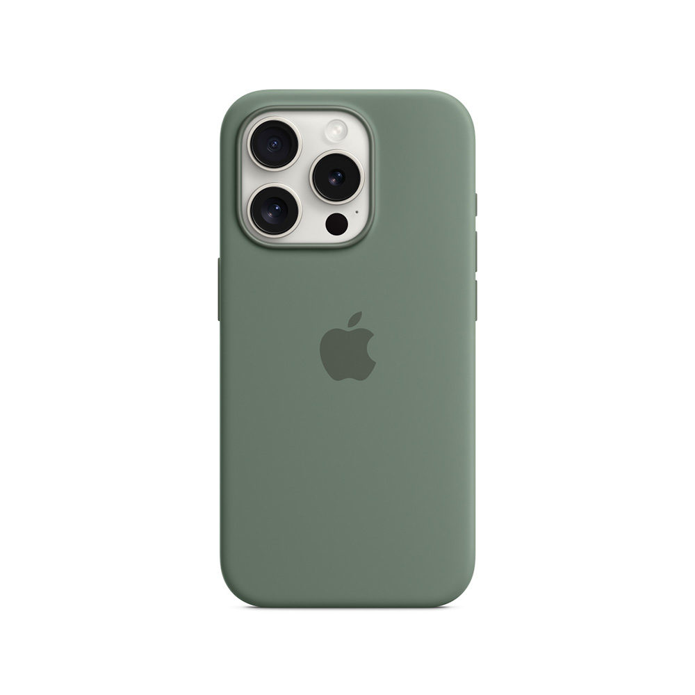 Apple iPhone 15 Pro Silicone Case with MagSafe - Cypress