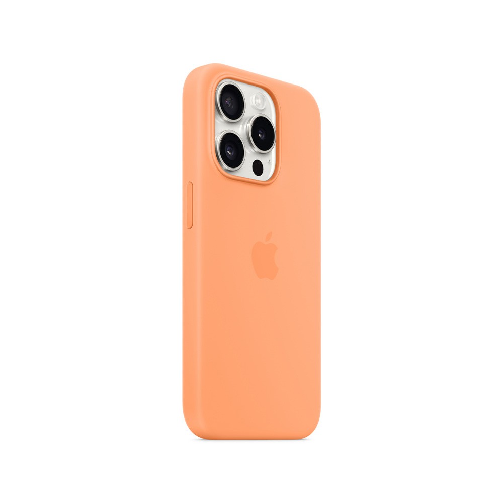 Apple iPhone 15 Pro Silicone Case with MagSafe - Orange Sorbet