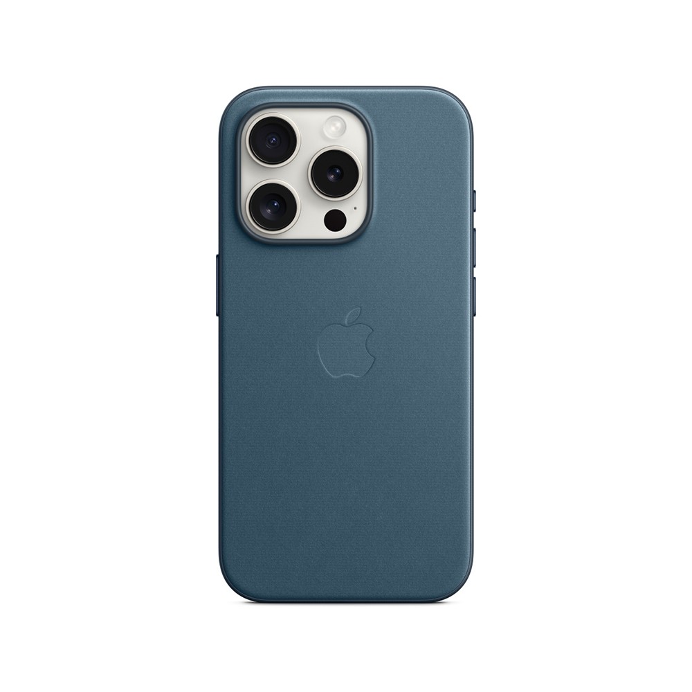 Apple iPhone 15 Pro FineWoven Case with MagSafe - Pacific Blue