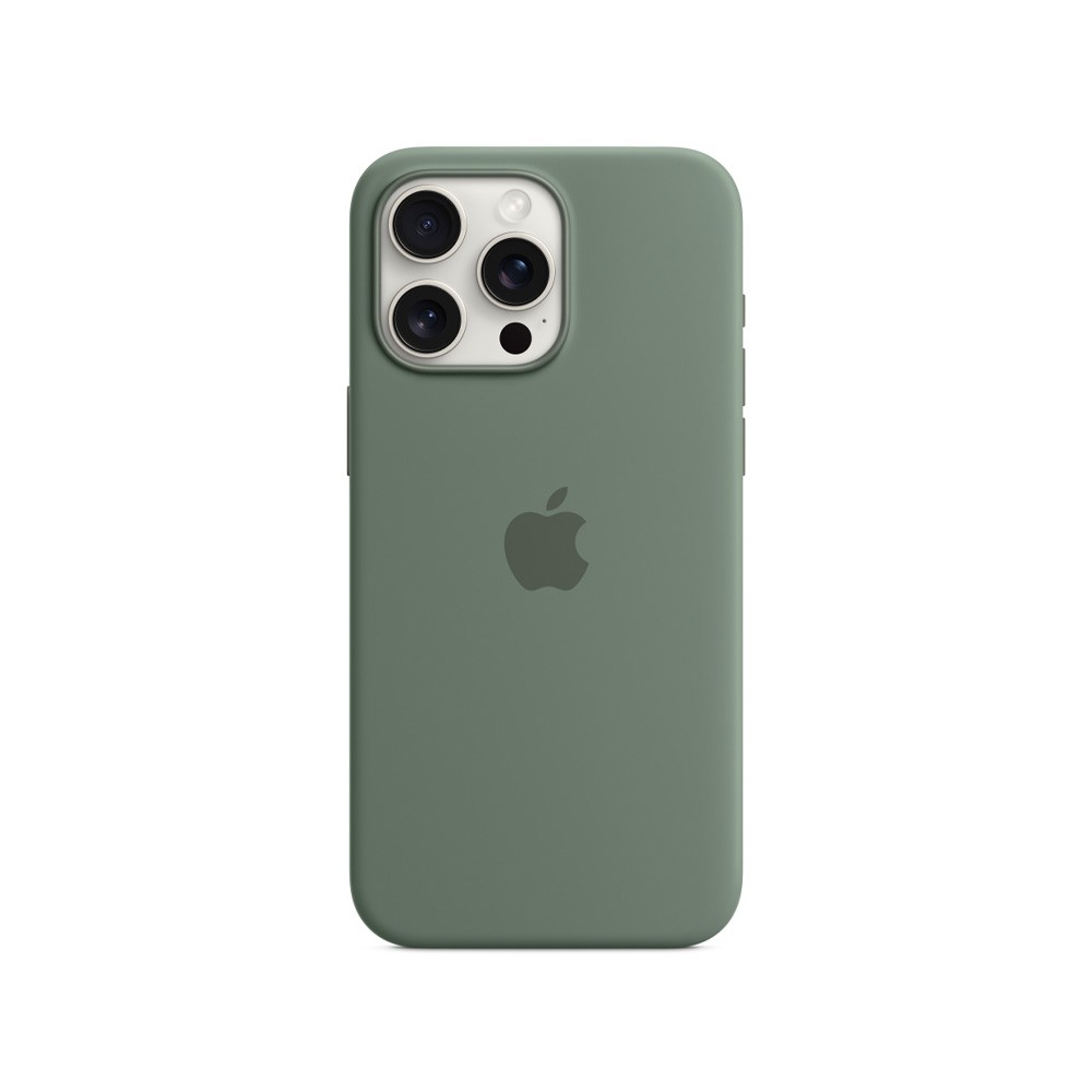 Apple iPhone 15 Pro Max Silicone Case with MagSafe - Cypress