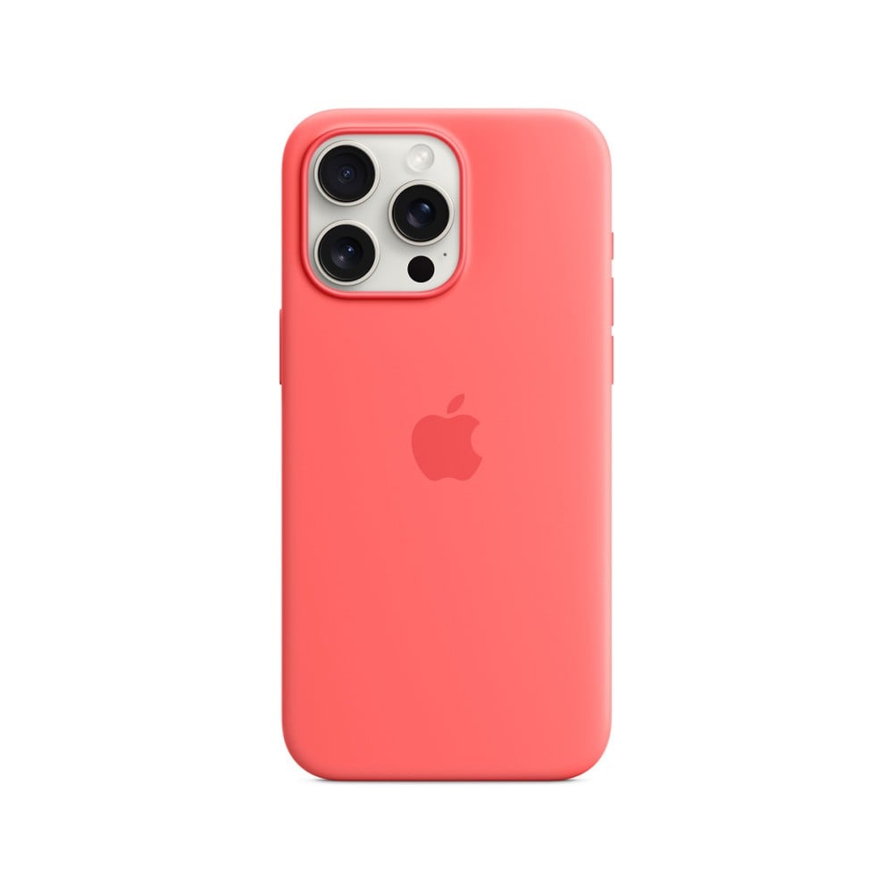 Apple iPhone 15 Pro Max Silicone Case with MagSafe - Guava