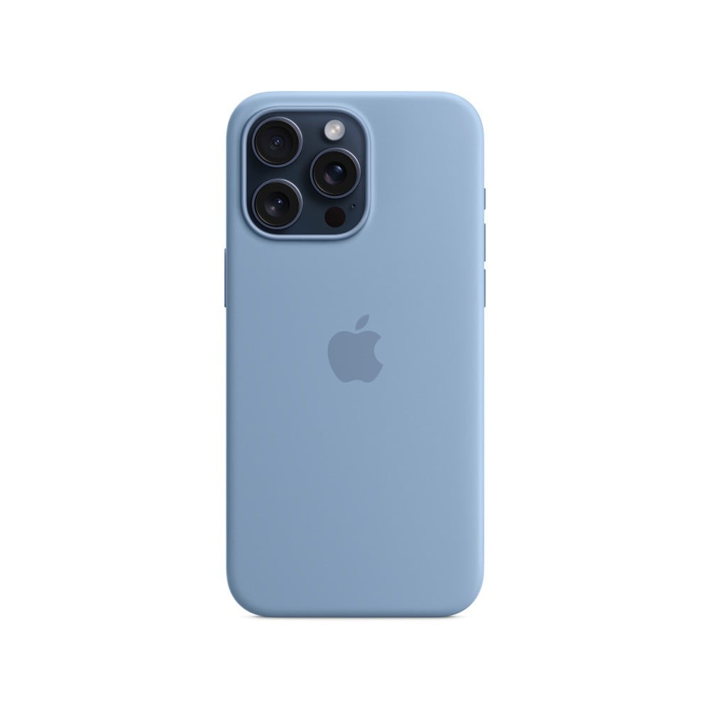 Apple iPhone 15 Pro Max Silicone Case with MagSafe - Winter Blue