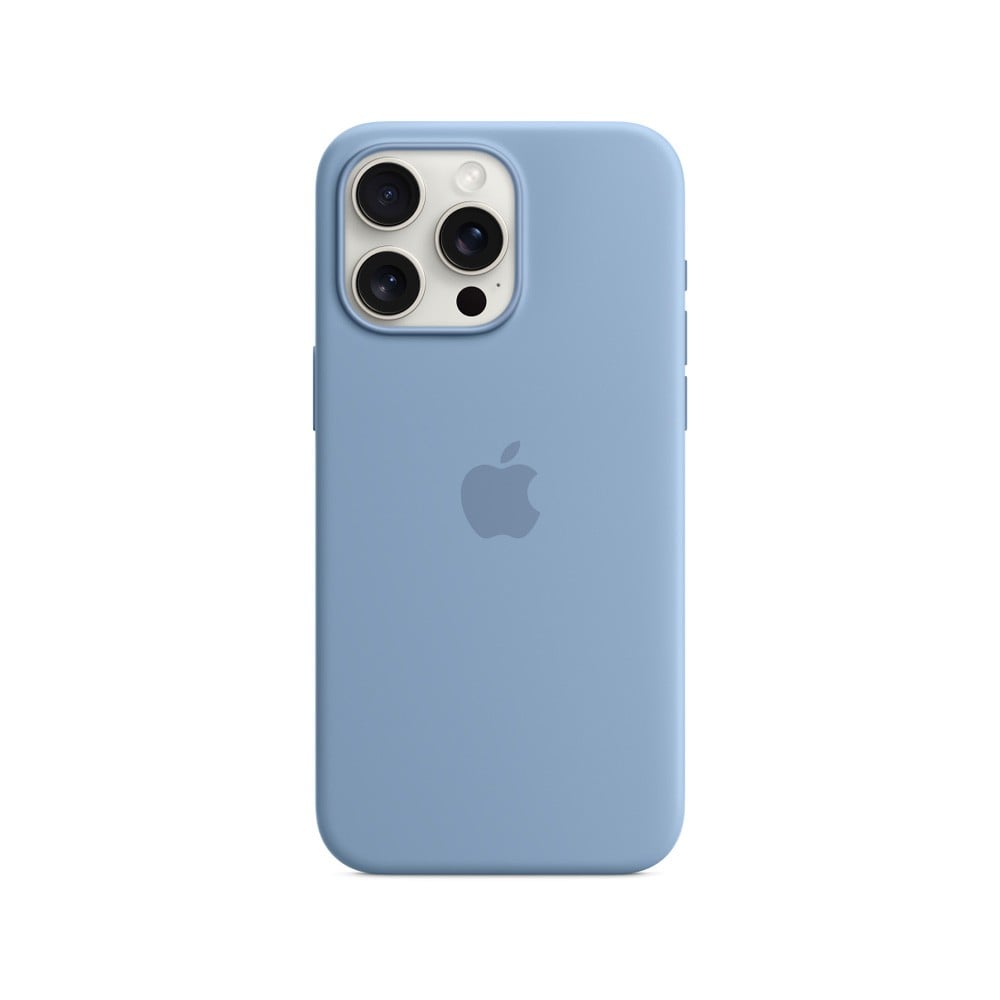 Apple iPhone 15 Pro Max Silicone Case with MagSafe - Winter Blue