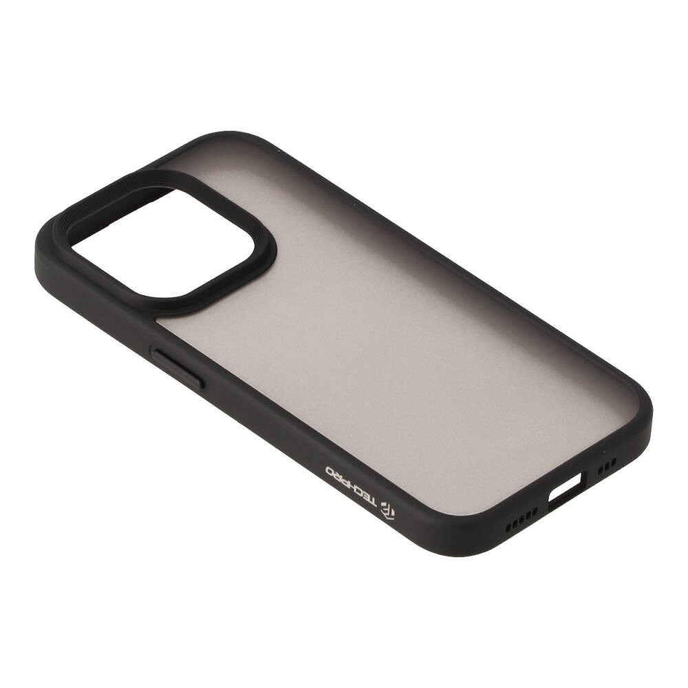 เคส TECHPRO iPhone 15 Pro Matte Black Color Bumper