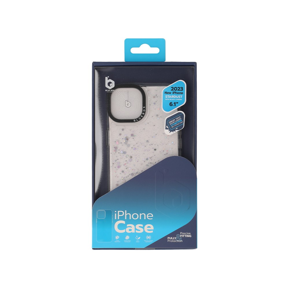 เคส Blue Box iPhone 15 Stardust with Black Camera Frame