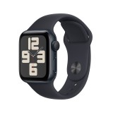 Apple Watch SE GPS 40mm Midnight Aluminium Case with Midnight Sport Band - M/L - 2nd Gen (New)