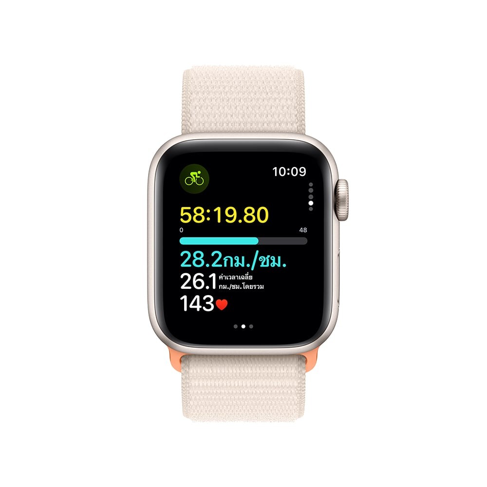 รุ่นใหม่ล่าสุด! Apple Watch SE GPS + Cellular 40mm Starlight Aluminium ...