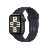 Apple Watch SE GPS + Cellular 40mm Midnight Aluminium Case with Midnight Sport Band - S/M - 2nd Gen (New)