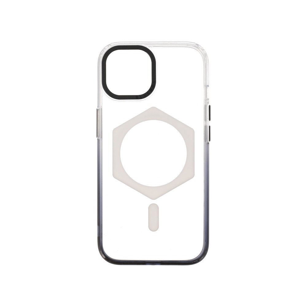เคส Blue Box iPhone 15 Clear Shading edge with Magnetic Black