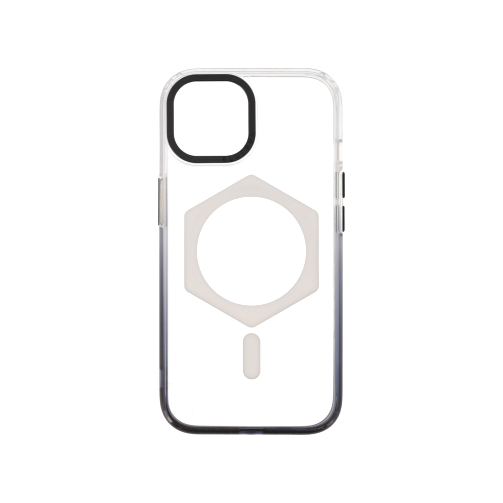 เคส Blue Box iPhone 15 Clear Shading edge with Magnetic Black