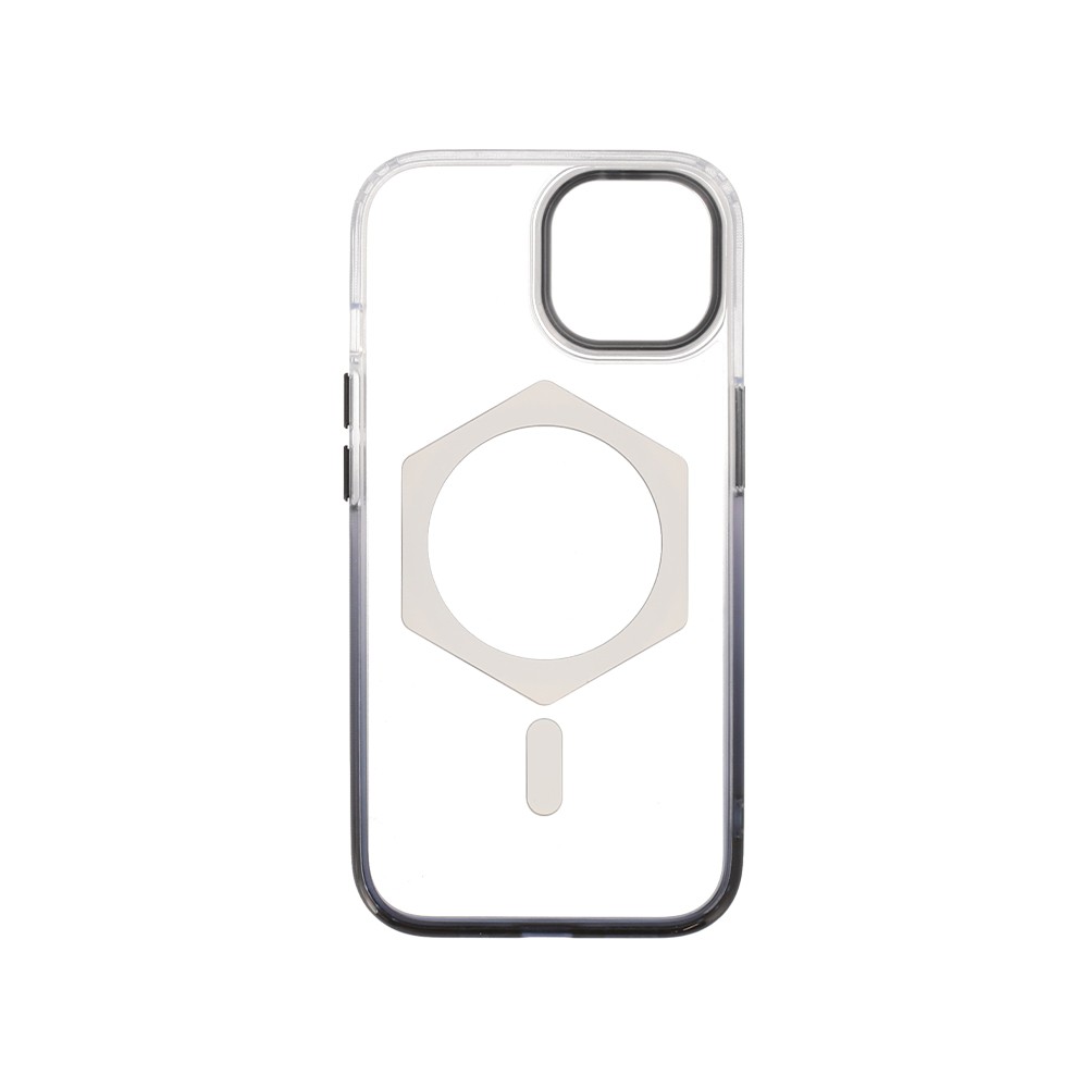 เคส Blue Box iPhone 15 Clear Shading edge with Magnetic Black