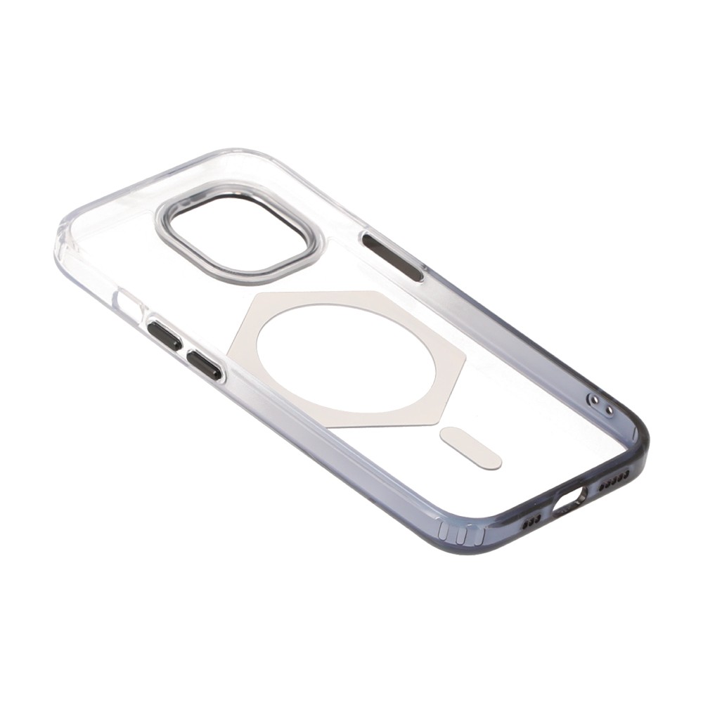 เคส Blue Box iPhone 15 Clear Shading edge with Magnetic Black