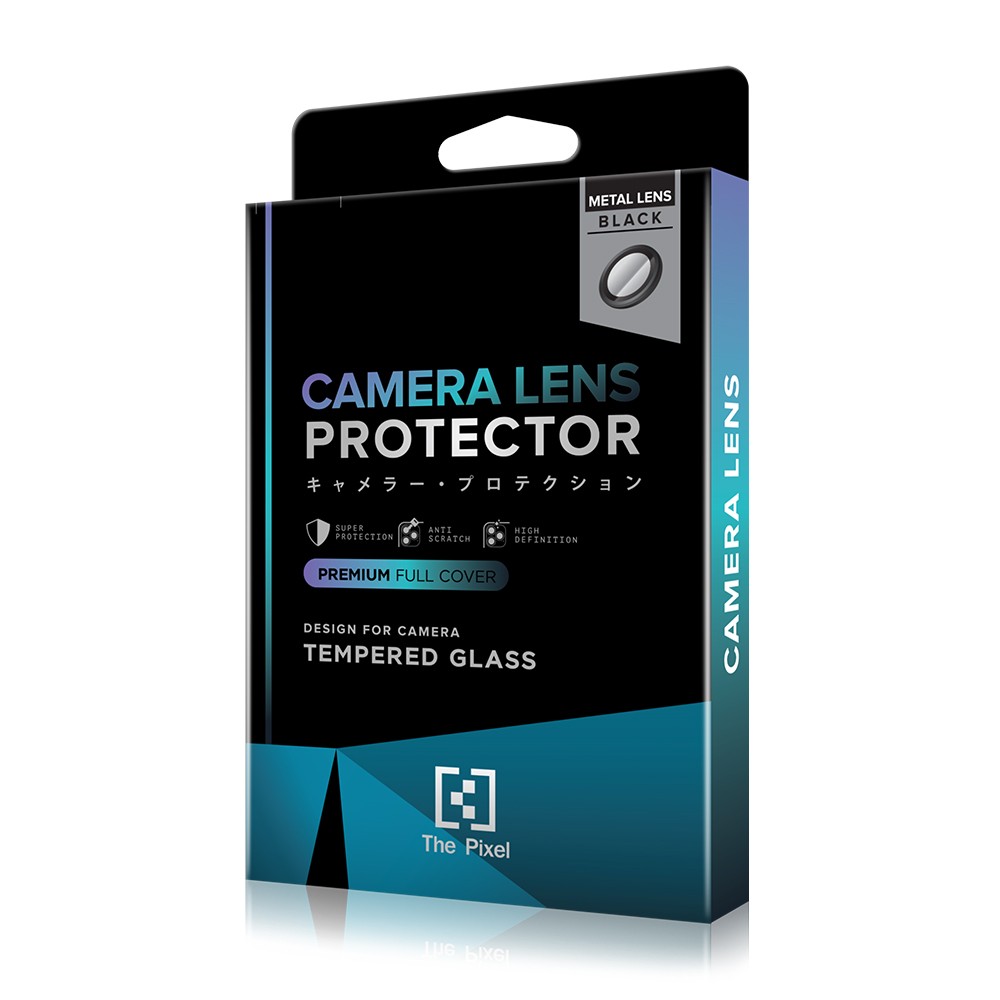 ฟิล์มกันเลนส์ The Pixel Metal LN Camera Lens iPhone 15 Pro/15 Pro Max Black