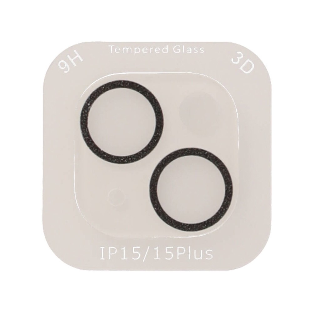 ฟิล์มกันเลนส์ TECHPRO Camera Full Lens iPhone 15/15 Plus Black