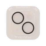 ฟิล์มกันเลนส์ TECHPRO Camera Full Lens iPhone 15/15 Plus Black