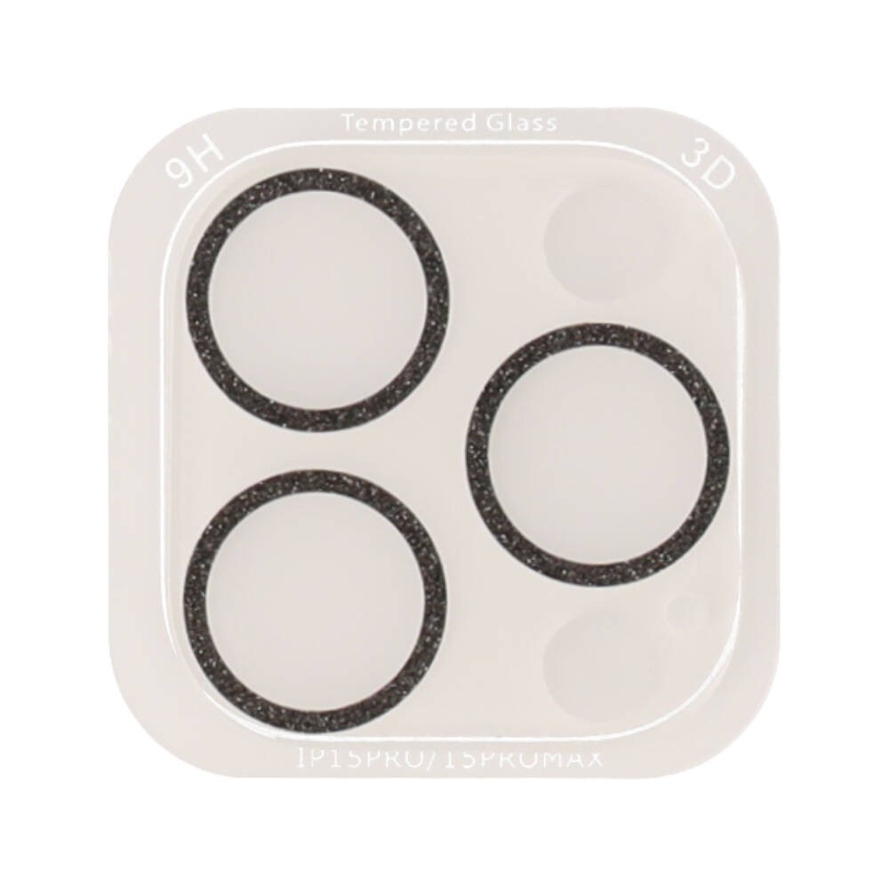 ฟิล์มกันเลนส์ TECHPRO Camera Full Lens iPhone 15 Pro/15 Pro Max Black