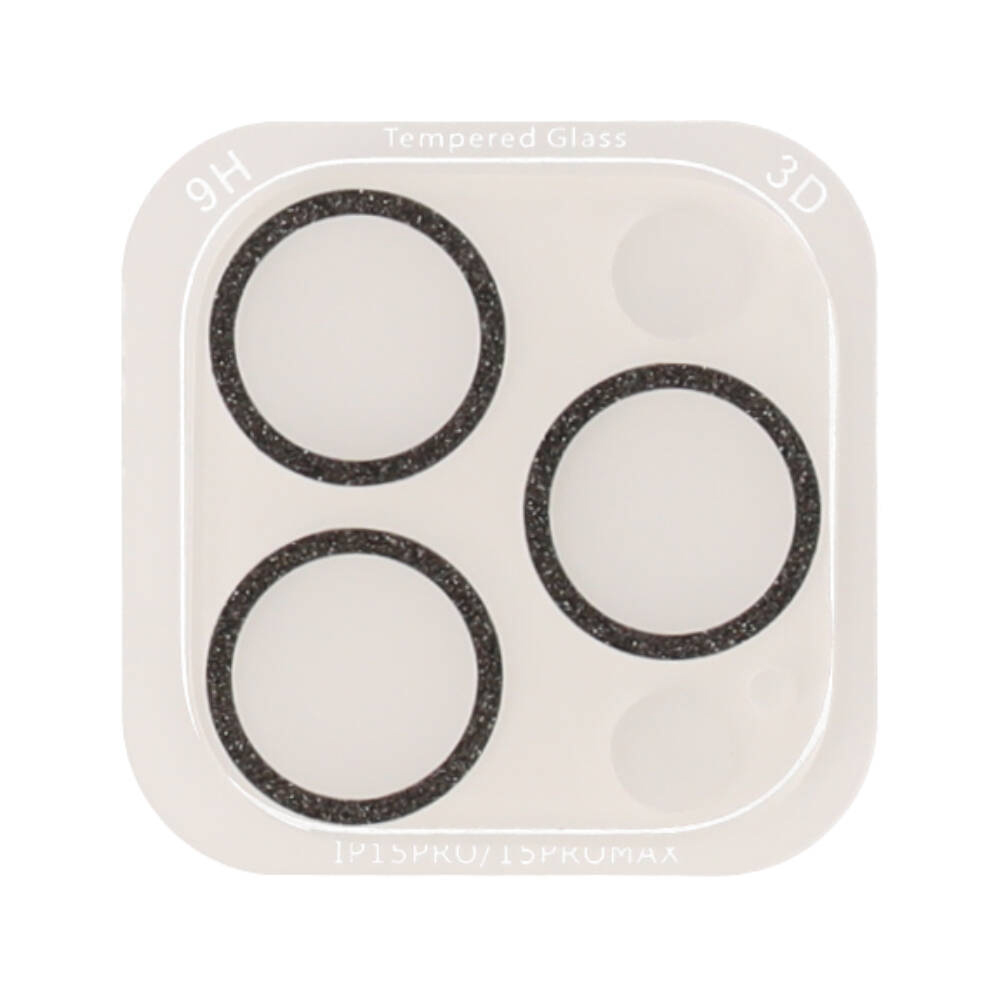 ฟิล์มกันเลนส์ TECHPRO Camera Full Lens iPhone 15 Pro/15 Pro Max Black