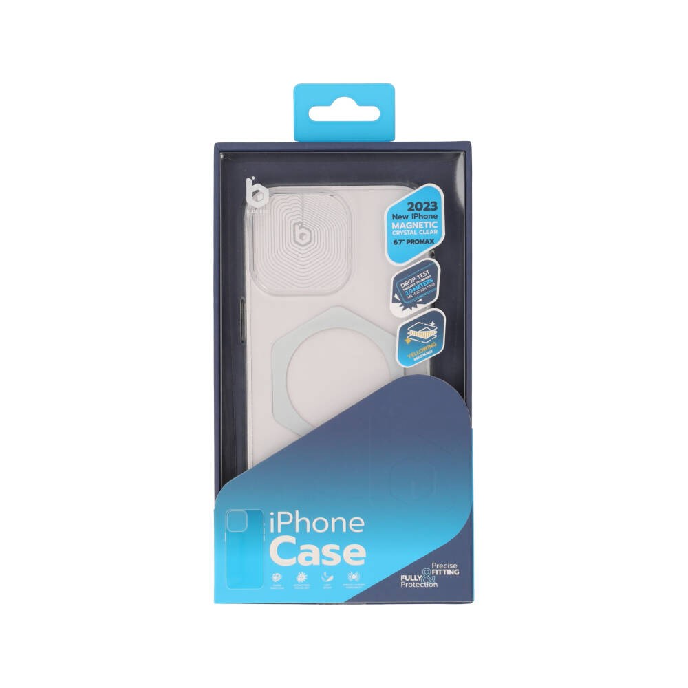 เคส Blue Box iPhone 15 Pro Max Crystal Clear with Magnetic