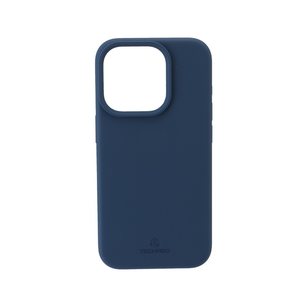 เคส TECHPRO iPhone 15 Pro Silicone with MagsafeSteel Blue
