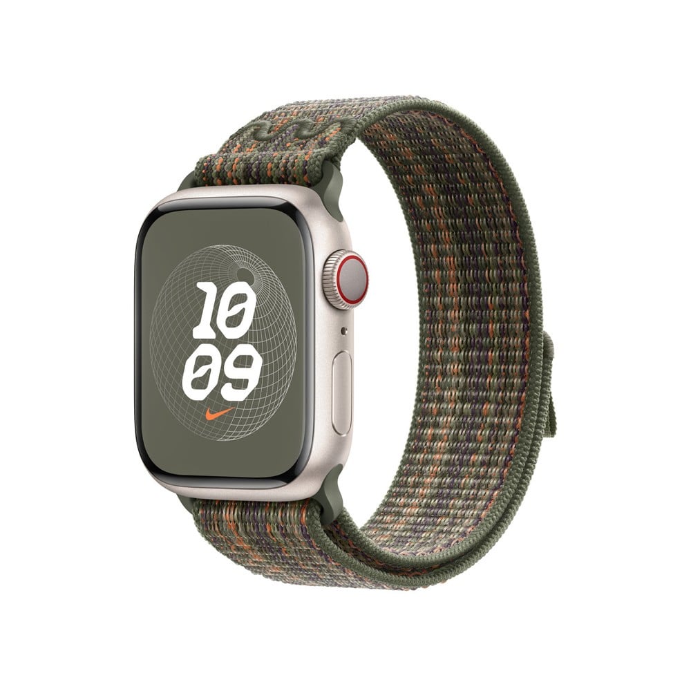 Apple Watch 41mm Sequoia/Orange Nike Sport Loop (New)